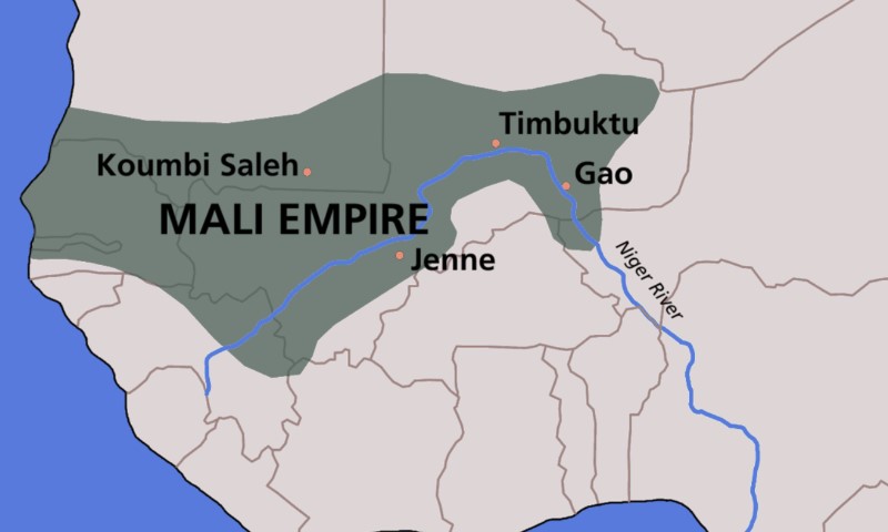 Map of Mali Empire